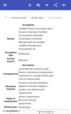 Accounting terms android App screenshot 6